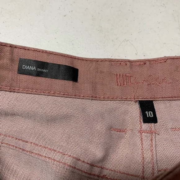 Kut from the Kloth Diana Skinny Rose Pink Size 10 Jeans - Picture 2 of 6